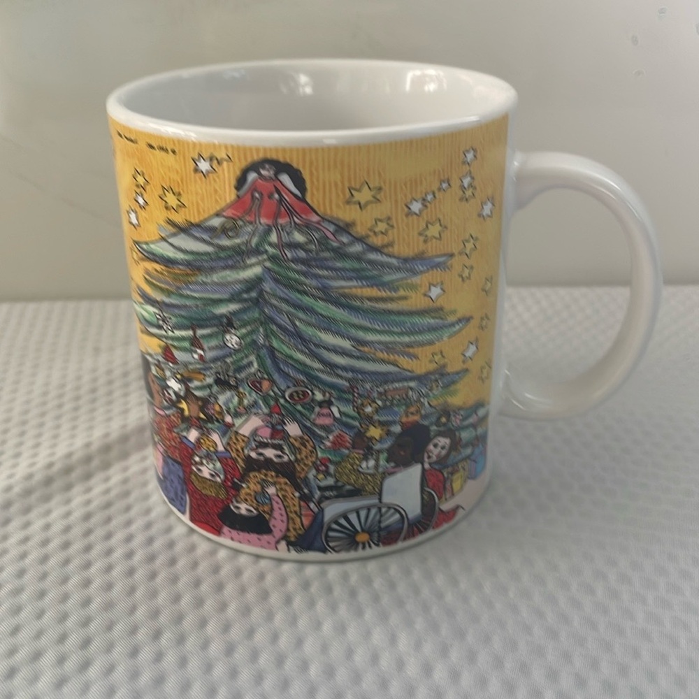 COPY - Kiki 1993 Dayton Hudson Marshall Field 12 oz  Holiday Coffee Mug.